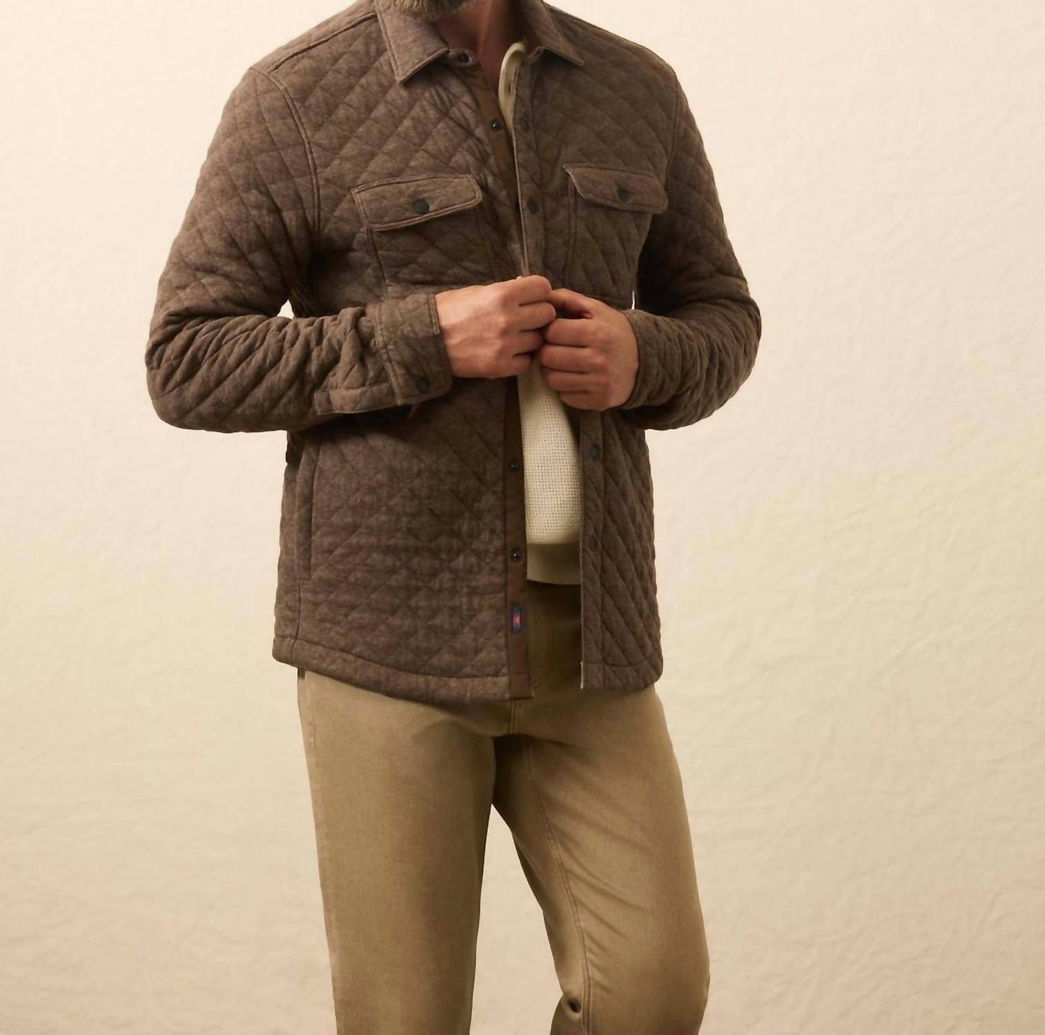 Faherty - Epic Quilted Fleece Cpo Jacket