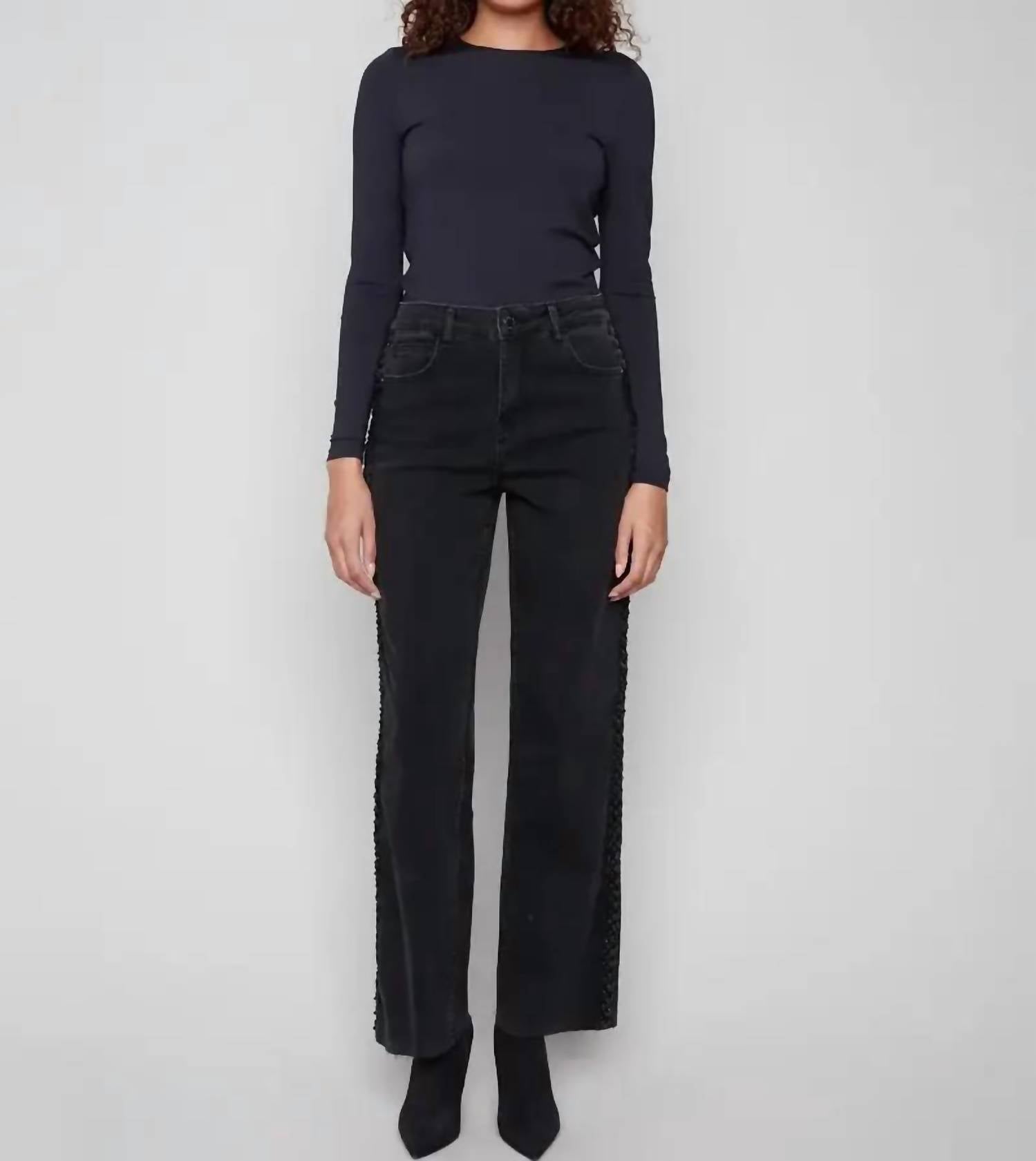 Charlie B - Braided Side Seam Jeans