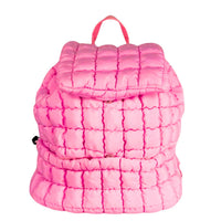 Lil Darlings Women's Puffer Backpack in light pink - women's bag
