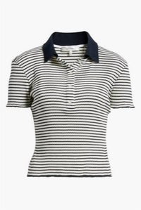 Frame - Pointelle Polo Shirt
