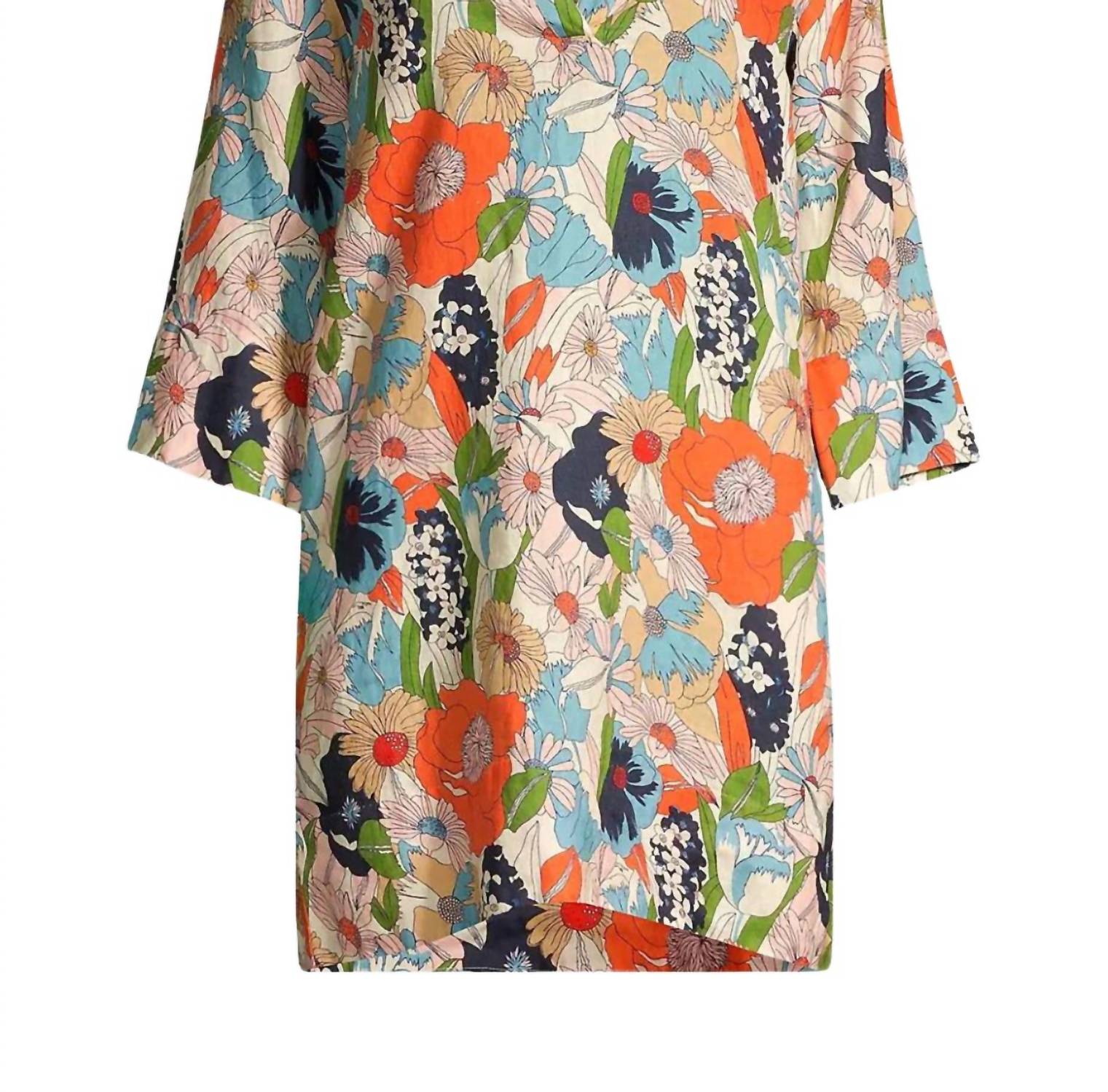 TROVATA Lucca Shift Dress in selva floral - women's dress - view 4