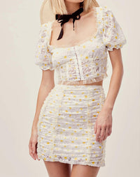 For Love & Lemons - Brulee Mini Skirt