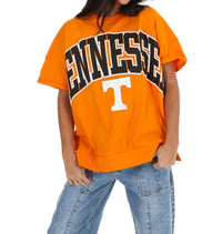 Pressbox - Tennessee Rolled Sleeve Oversized Top