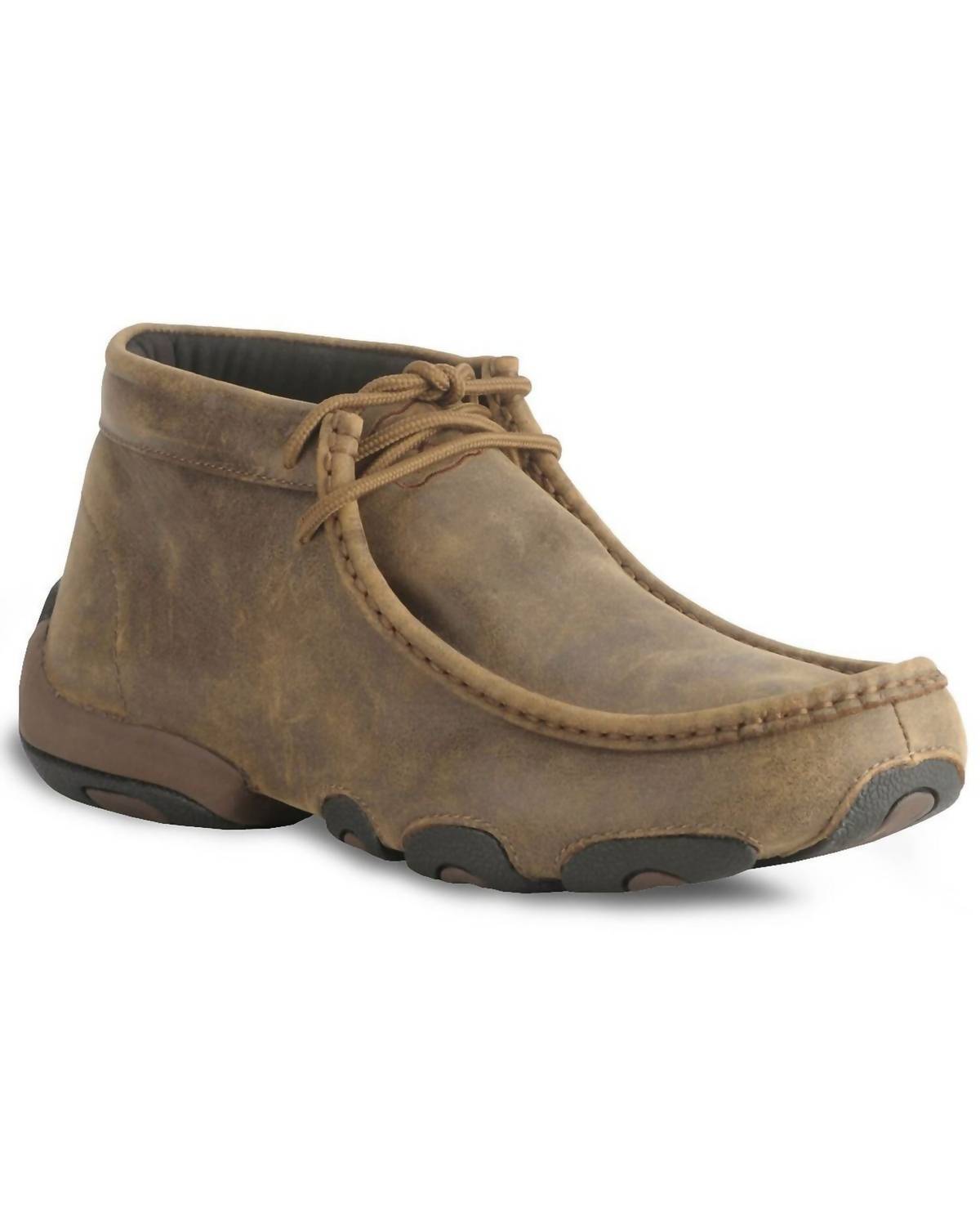 Twisted X - Men's Bomber Leather Lace-up Driving Moccasins