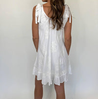 Pranella Remi Dress in white - women's dress - detail view