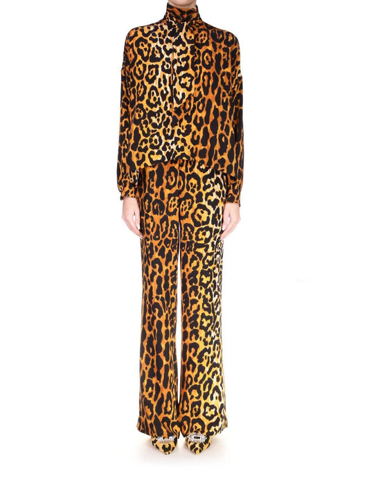 Libertine - Leopardo Wide Leg Trousers