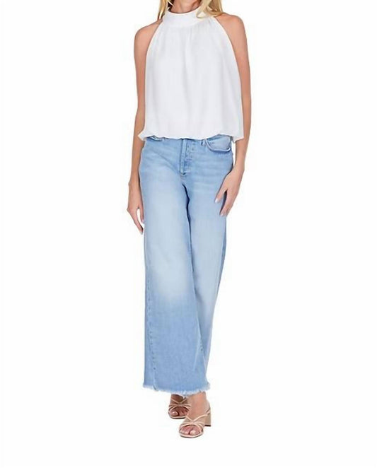 Joy Joy - Solid Halter Tier Top