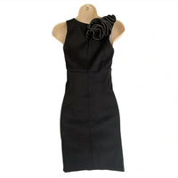 Betsy & Adam - Women's 3-d Flower Cocktail Dress
