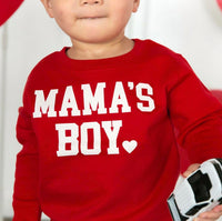 SWEET wink Mama's Boy Sweatshirt in red - kids' shirt - detail view