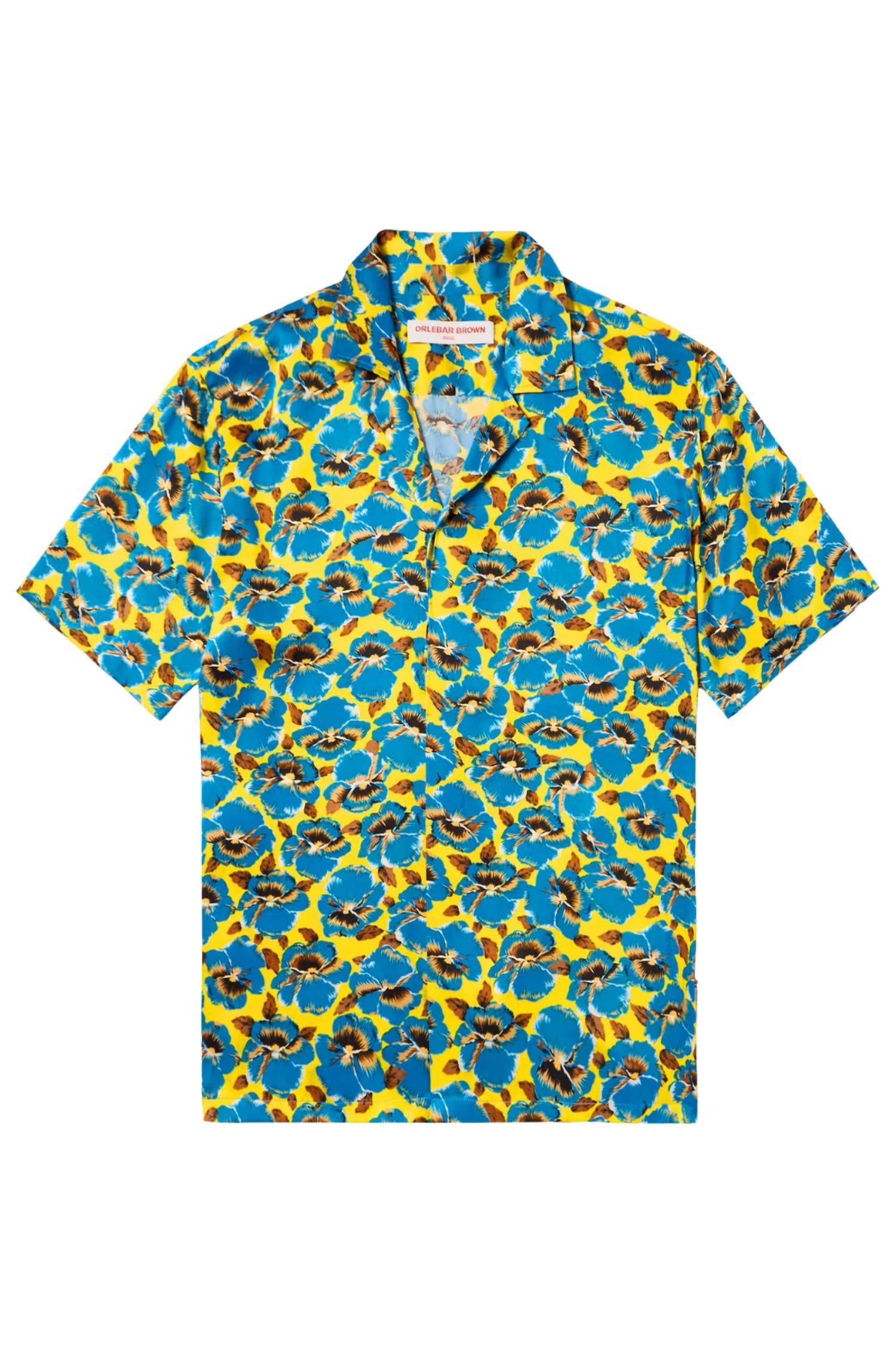Orlebar Brown - Maitan Petal Camp Collar Silk Shirt
