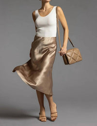 Weekend Los Angeles - Satin Mirada Midi Skirt