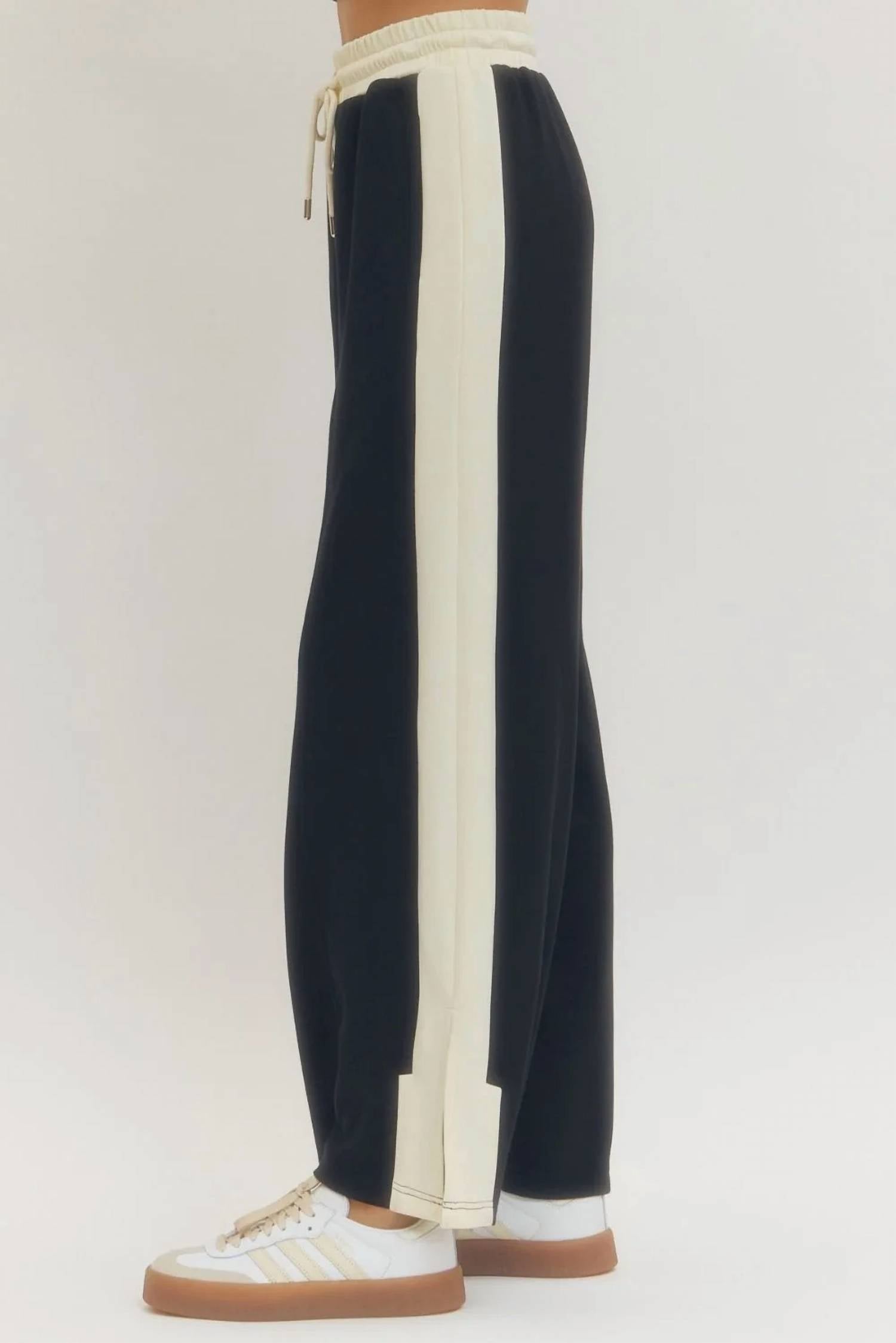 Entro - Casual Knockout Wide Leg Pants