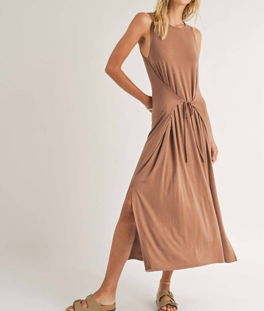 Sadie & Sage - Vacay Tiefront Midi Dress