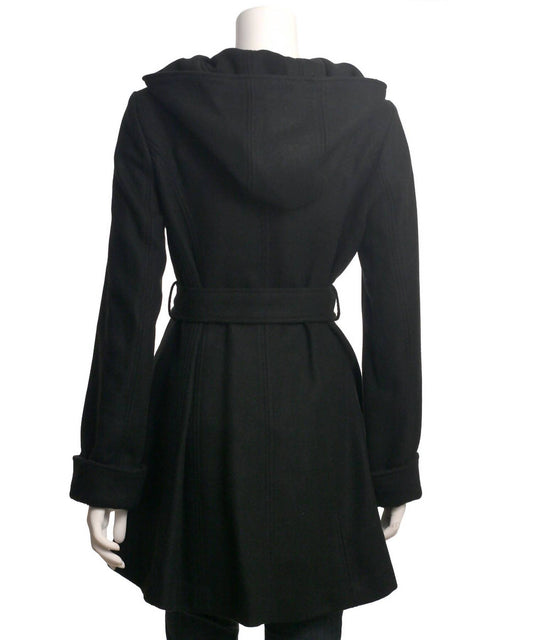 Jessica Simpson - Women's Double Breasted Hooded Coat