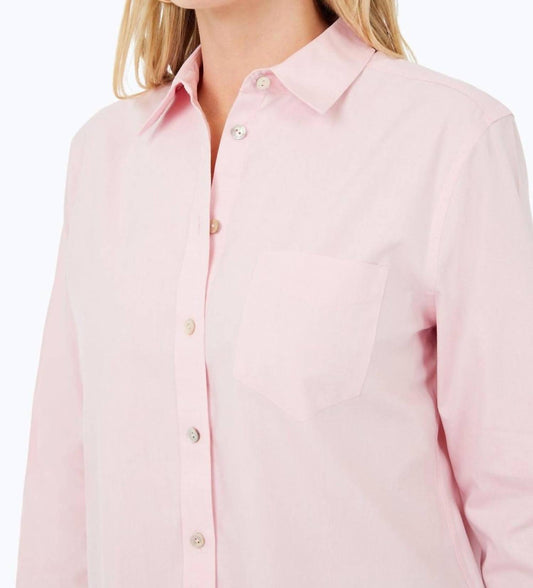 Foxcroft - Boyfriend Pinpoint No Iron Shirt