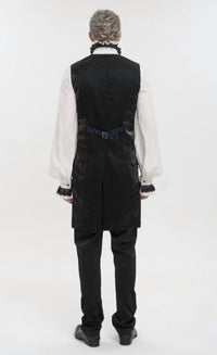 Western F.A.S.H.I.O.N - Jacquard Print Long Tail Vest