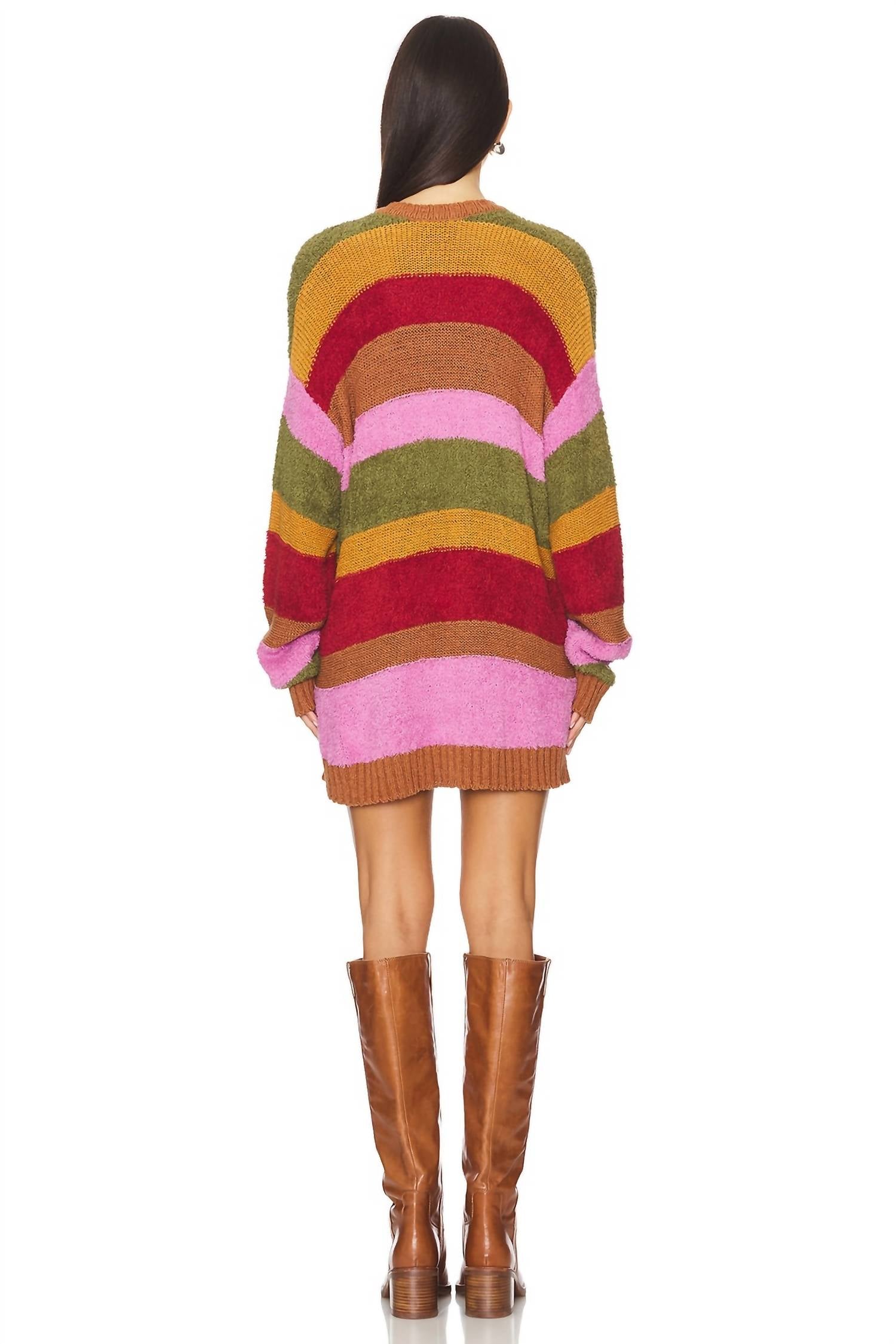 Show Me Your Mumu - Women's Chilly Multi Stripe Sweater