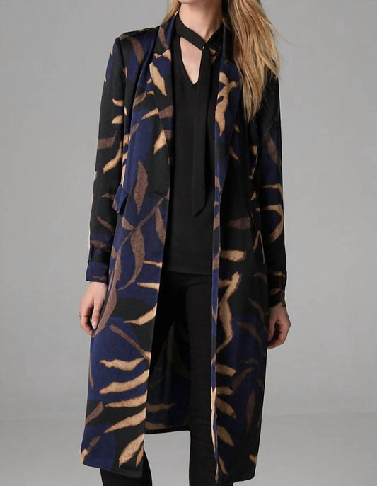 Nic + Zoe - Midnight Fern Trench Jacket