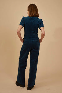 Traffic People Corrie Jumpsuit in blue - women's pants - detail view