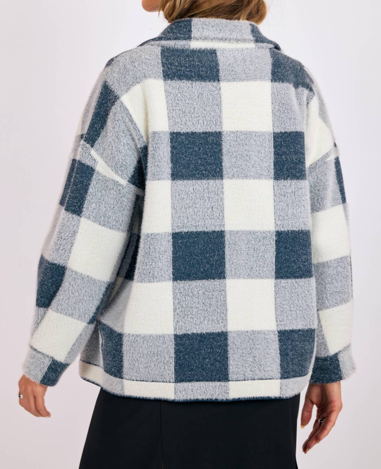 Sage The Label - Lola Buffalo Plaid Sweater Jacket