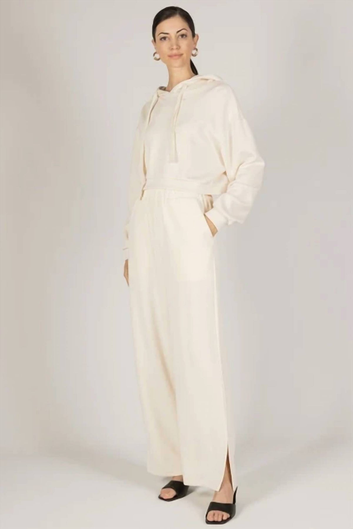 Before You Collection - Scuba Modal Wide Leg Pants