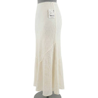 Free People intimately sweet on your bias skirt in clean ivory - women's skirt - detail view