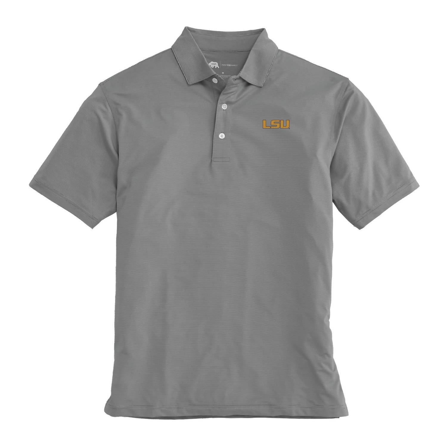 Onward Reserve - Men's Hairline Stripe LSU Performance Polo