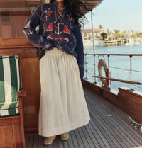 The Great. - The Fisherman Laceup Pullover