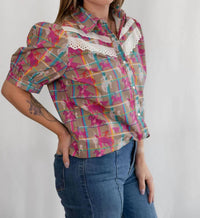 2Flyco - Posse Short Sleeve Western Top