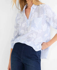 Nic + Zoe - Striped Jacquard Top