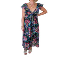 Meet Me In Santorini - Secret Garden Maxi Dress