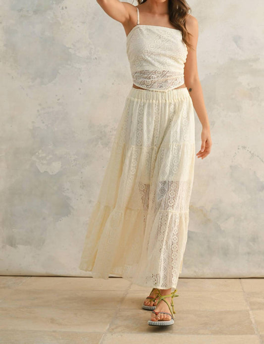 Miou Muse - Flowy Breeze Maxi Skirt