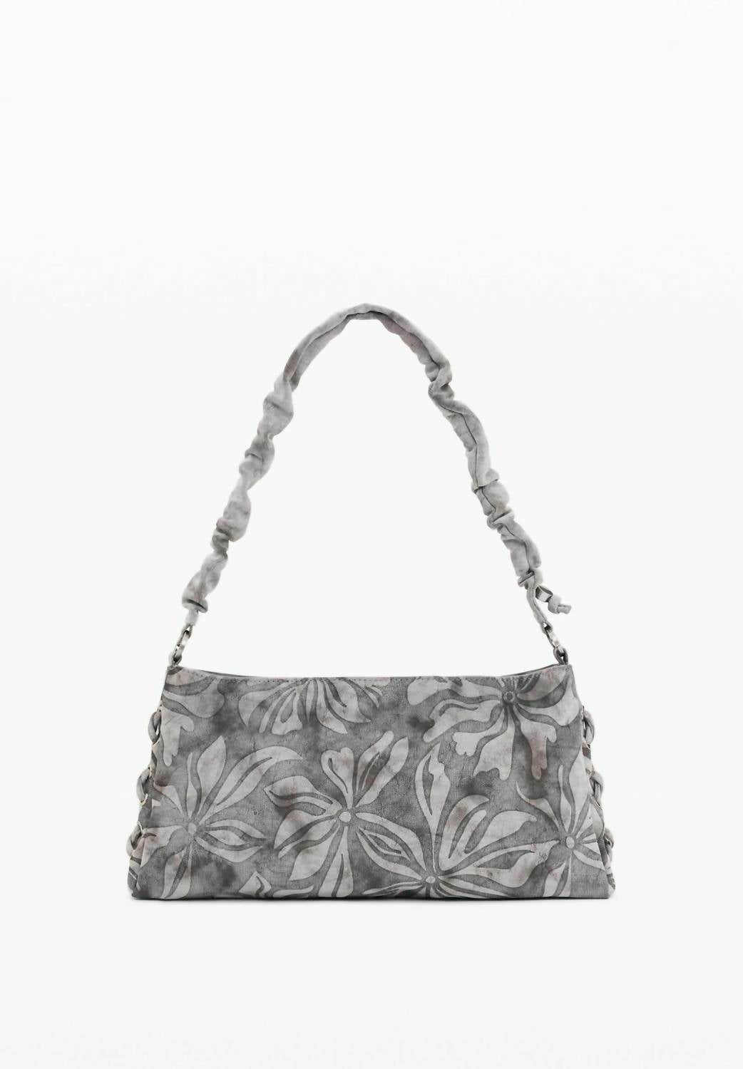 Desigual Women's Medium Obsidian Handbag in black - women's bag - detail view