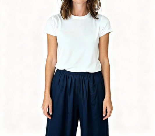 Donni. - WOMEN SILKY SIMPLE PANTS
