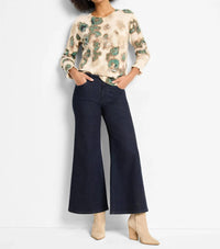 Nic + Zoe Callie Camo Shine Sweater in neutral multi - women's sweater - view 4