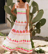 Pink City Prints - Athens Midi Dress