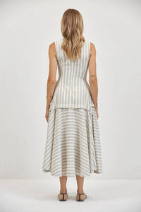 A.Ren - Loire Striped Structured Dress