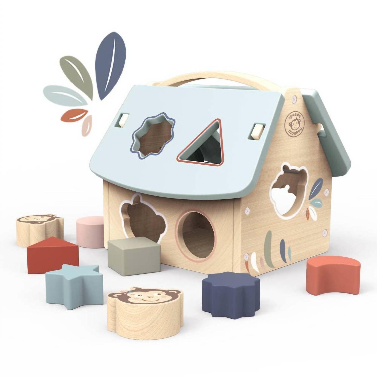Speedy Monkey - Kid's House Shape Sorter