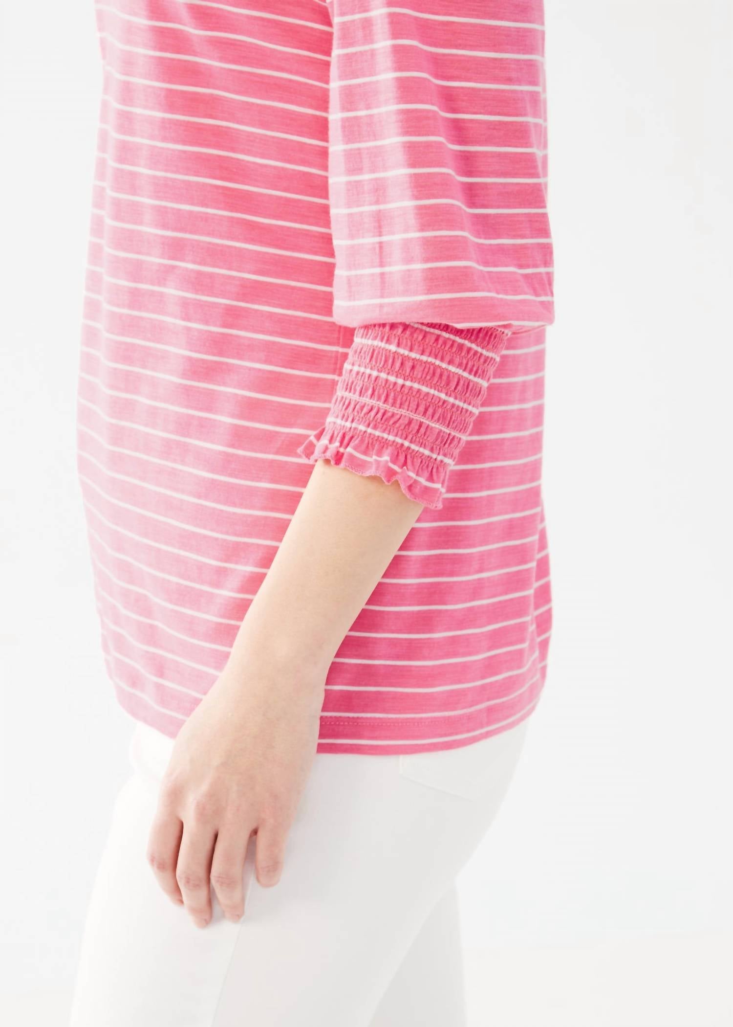 Fdj - Smocked Cuffs Top