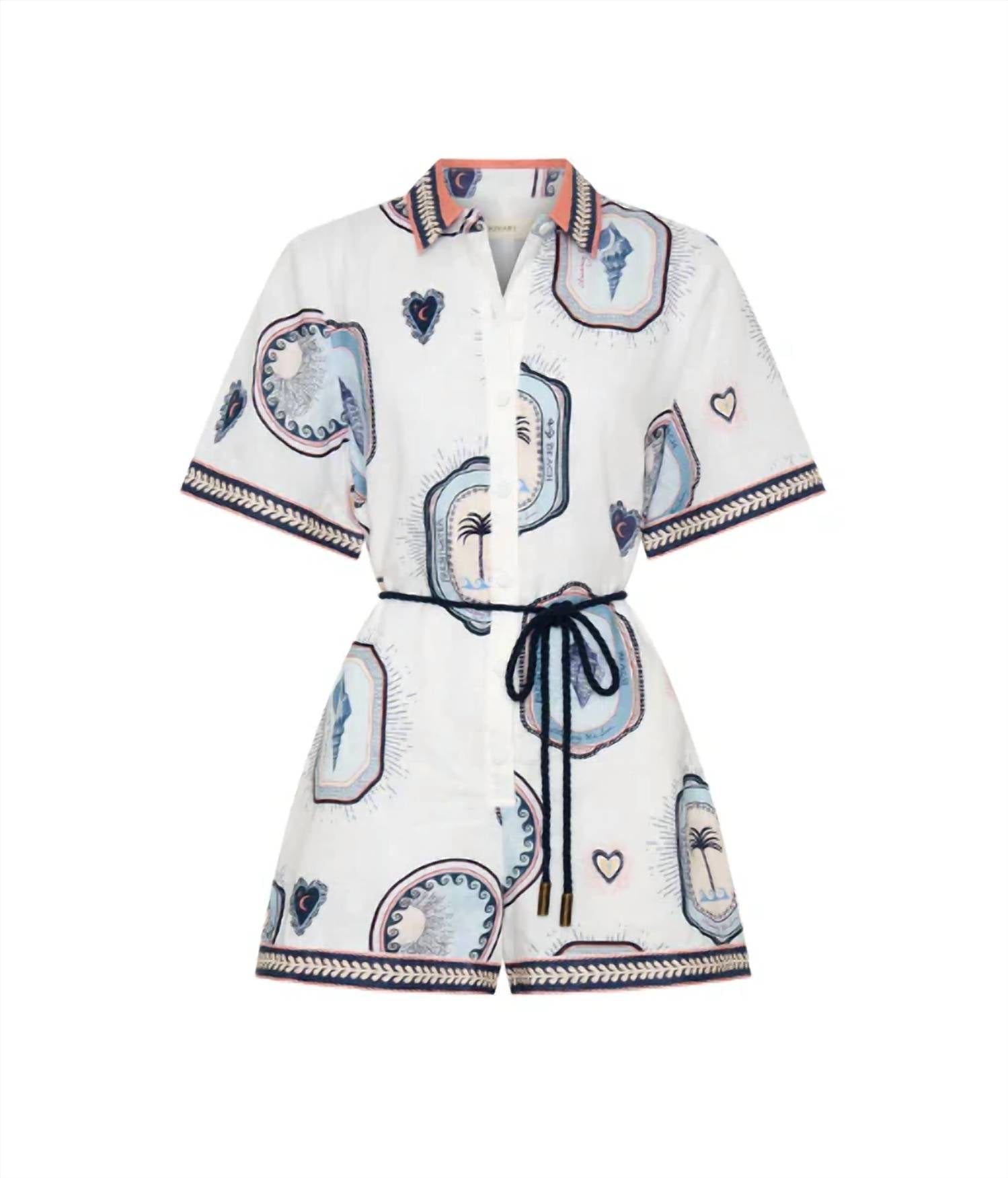 Kivari - Alessia Collar Neck Playsuit
