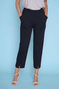 PICADILLY Weekend Soirée Cropped Pant in black - women's pants