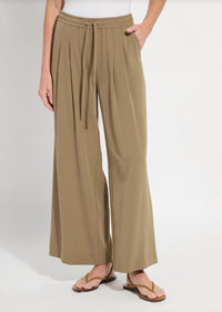 Lysse - Women's Mae Pleated Drawstring Wide Leg Pant