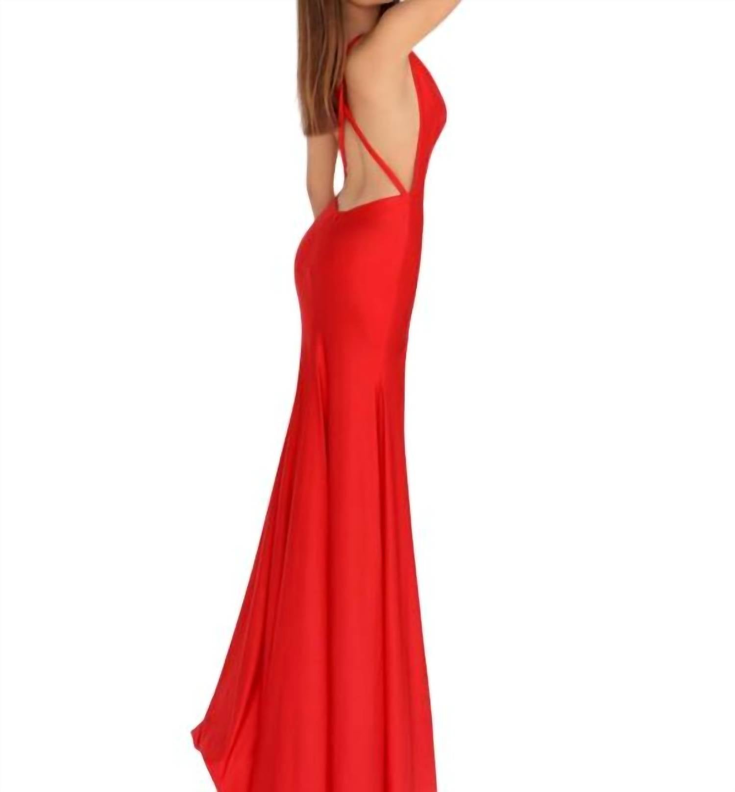 Tarik Ediz - Low Back Formal Gown