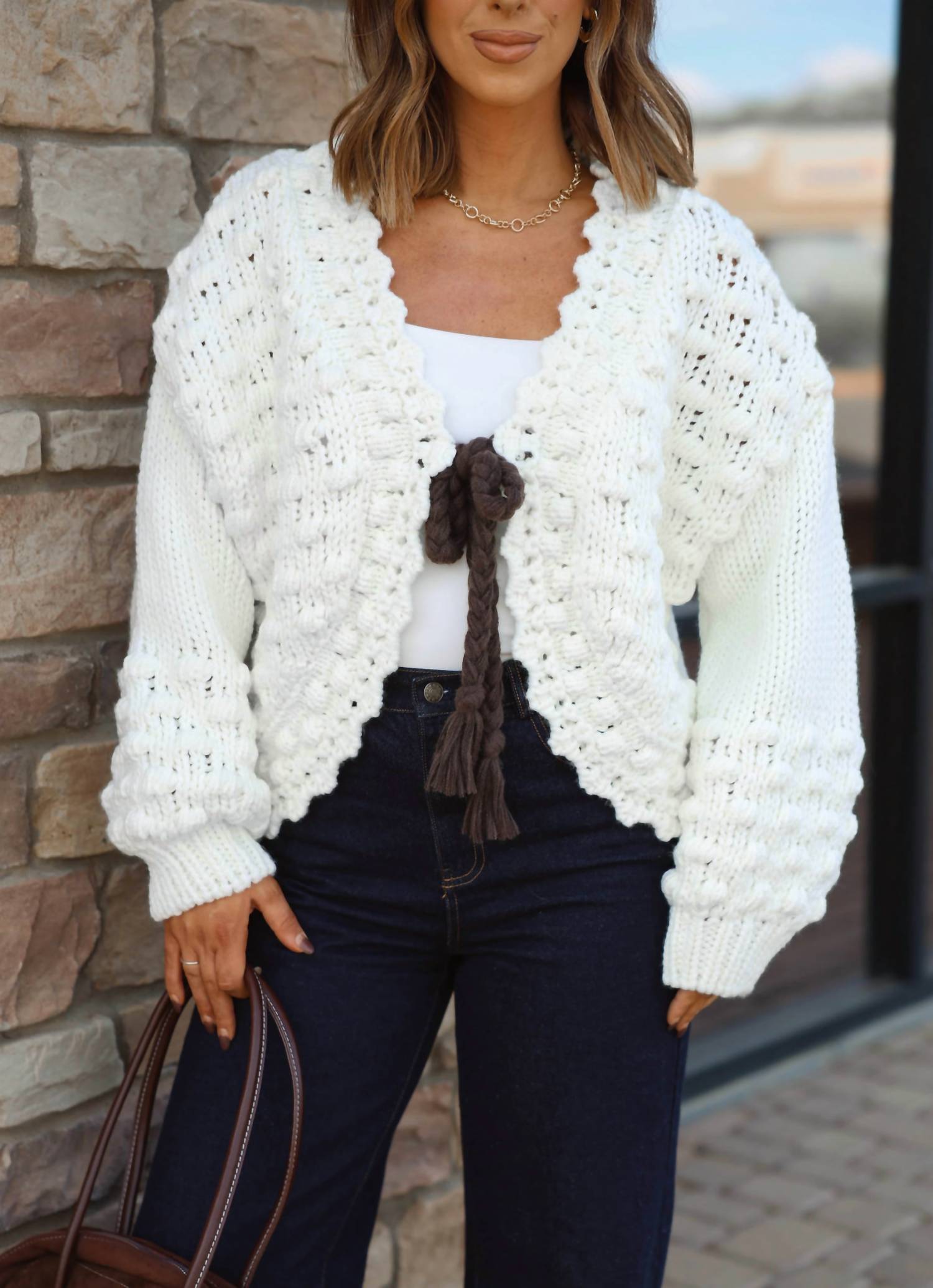 Klesis - Winterlight Bow Cardigan