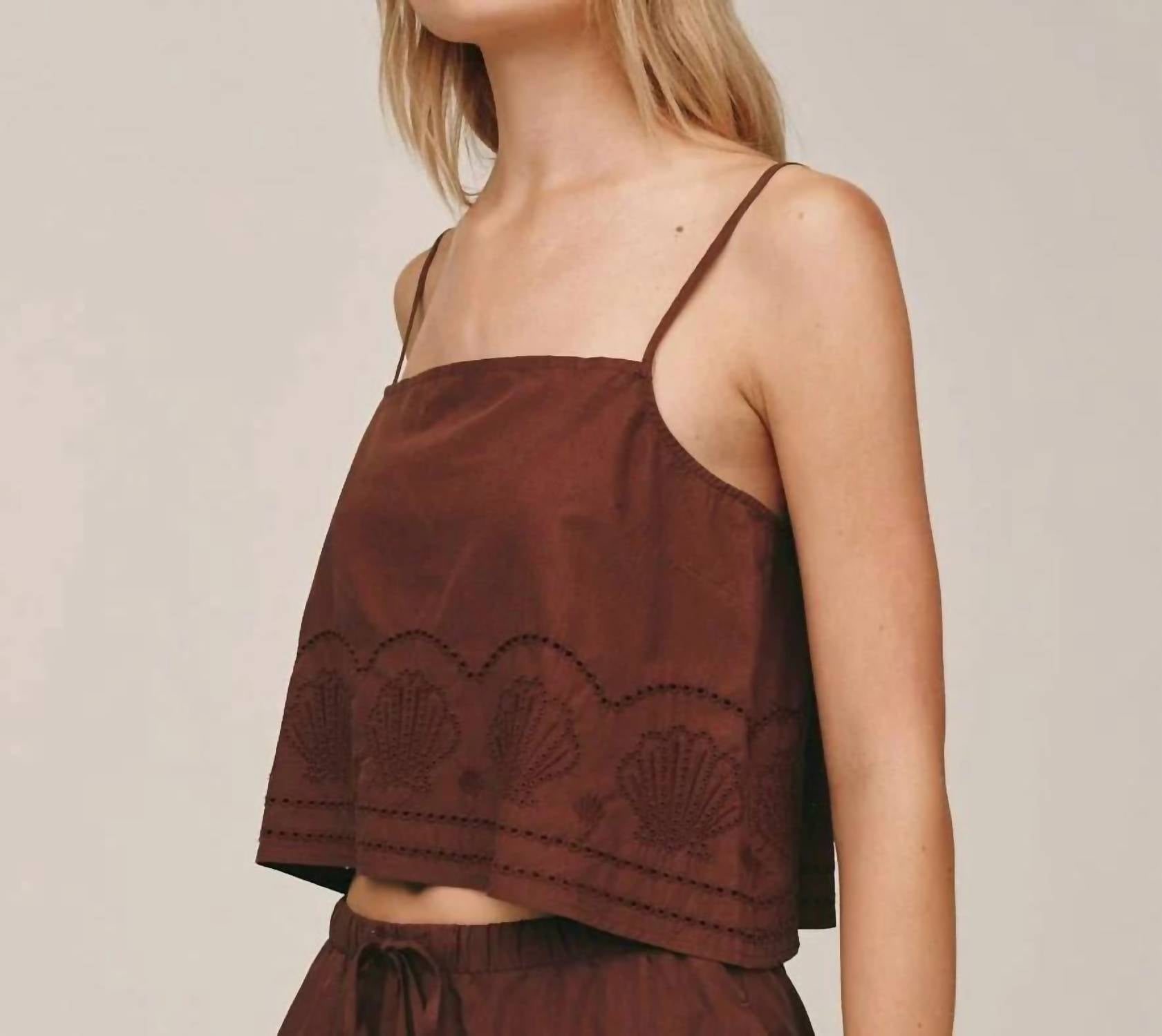 Bella Dahl - Button Back Crop Top