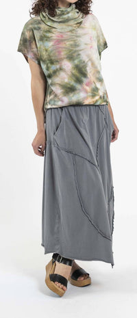 Cynthia Ashby Jade Asymmetrical Skirt in pewter - women's skirt