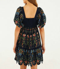 Farm Rio - Stitched Garden Mini Dress