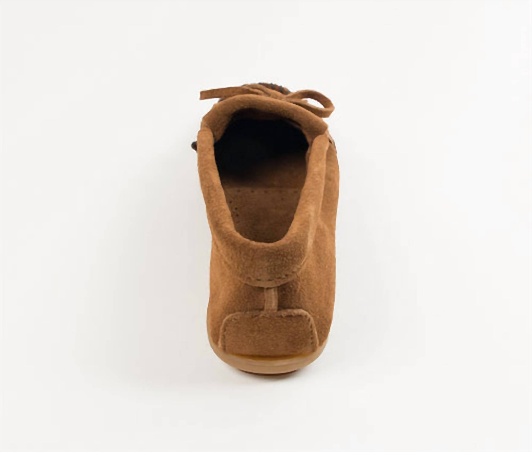 MINNETONKA Women's Kilty Flat in dusty brown - women's flats - alternate view