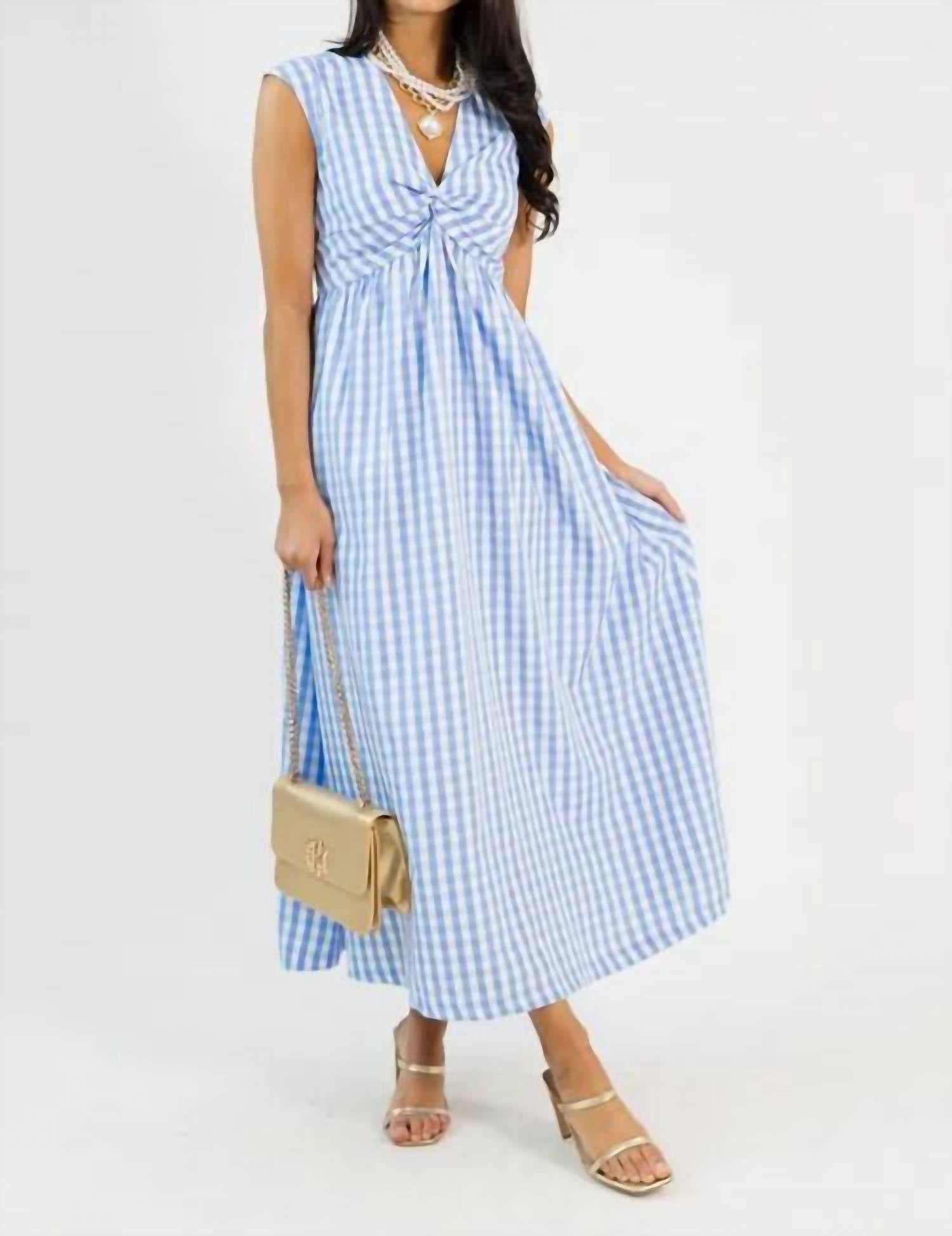 Tcec - Sunday Morning Gingham Maxi Dress