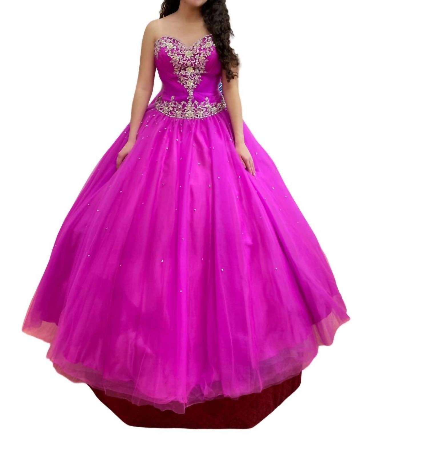 Mary'S Bridal - Beaded Off-the-Shoulder Quinceañera Gown